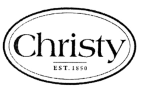 Christy EST. 1850 Logo (EUIPO, 26.11.1997)