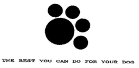 THE BEST YOU CAN DO FOR YOUR DOG Logo (EUIPO, 10.10.2000)