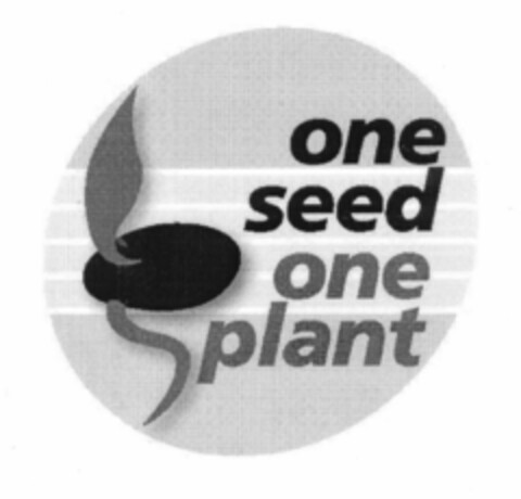 one seed one plant Logo (EUIPO, 13.12.2002)