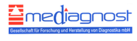 mediagnost Gesellschaft für Forschung und Herstellung von Diagnostika mbH Logo (EUIPO, 10/24/2003)