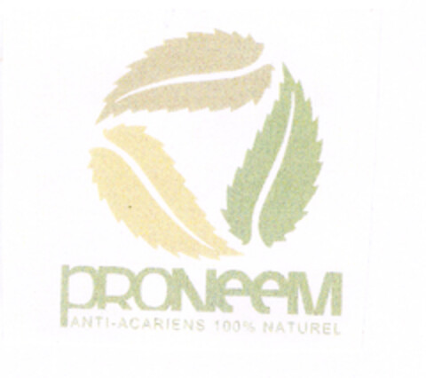 PRONEEM ANTI-ACARIENS 100% NATUREL Logo (EUIPO, 30.10.2003)