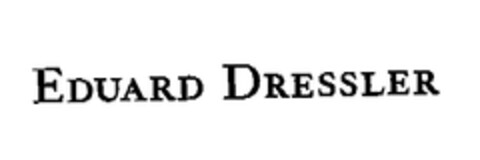 EDUARD DRESSLER Logo (EUIPO, 16.02.2004)