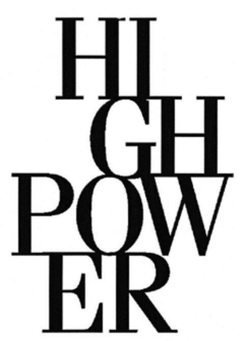 HIGH POWER Logo (EUIPO, 17.05.2005)