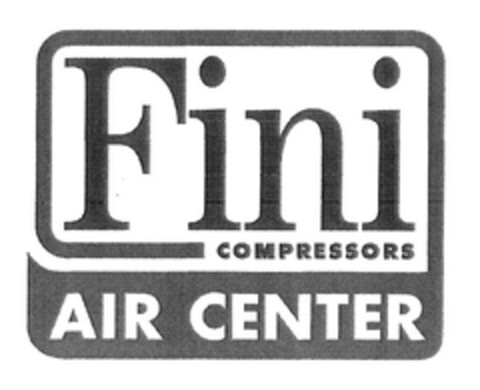 Fini COMPRESSORS AIR CENTER Logo (EUIPO, 25.10.2006)