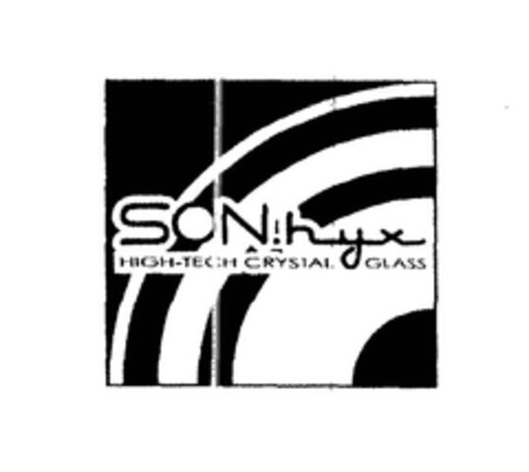 SON.hyx HIGH-TECH CRYSTAL GLASS Logo (EUIPO, 02/14/2007)