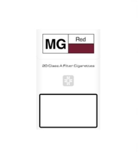 MG Red 20 Class A Filter Cigarettes Logo (EUIPO, 07/03/2007)