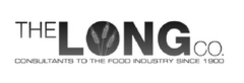 THE LONG CO. CONSULTANTS TO THE FOOD INDUSTRY SINCE 1900 Logo (EUIPO, 08.10.2010)