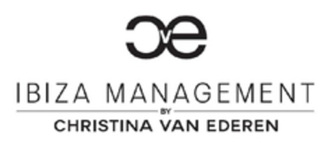 cve IBIZA MANAGEMENT BY CHRISTINA VAN EDEREN Logo (EUIPO, 12/22/2010)