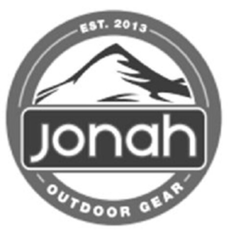 JONAH Outdoor Gear Est. 2013 Logo (EUIPO, 09/17/2013)