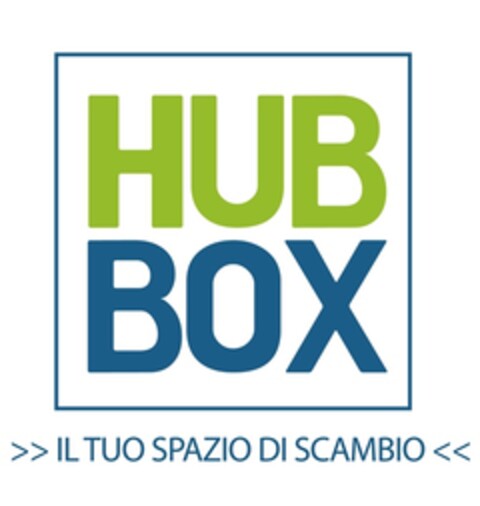 HUBBOX IL TUO SPAZIO DI SCAMBIO Logo (EUIPO, 27.04.2015)