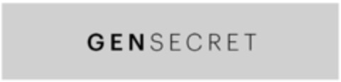 GENSECRET Logo (EUIPO, 12/10/2015)