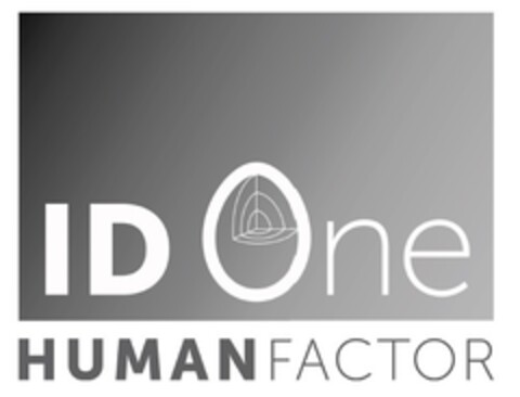 ID ONE HUMAN FACTOR Logo (EUIPO, 31.07.2017)