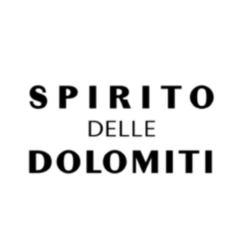 SPIRITO DELLE DOLOMITI Logo (EUIPO, 19.10.2020)