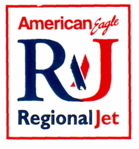 American Eagle RJ Regional Jet Logo (EUIPO, 15.07.1998)