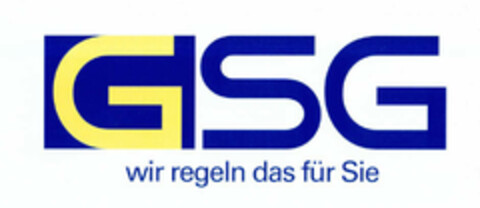 GSG wir regeln das für Sie Logo (EUIPO, 09.10.2002)