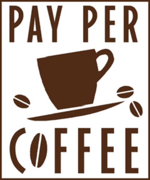 PAY PER COFFEE Logo (EUIPO, 02.07.2003)