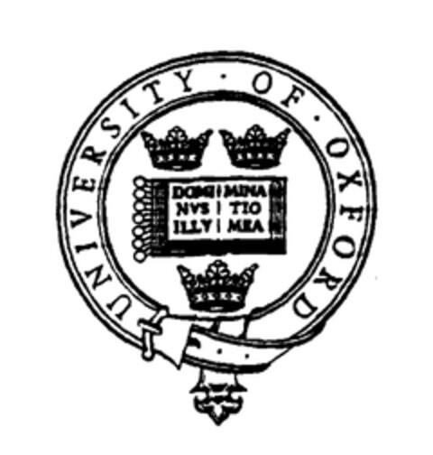 UNIVERSITY OF OXFORD Logo (EUIPO, 03/31/2005)