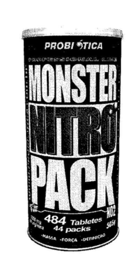PROBIÓTICA MONSTER NITRO PACK Logo (EUIPO, 08.07.2005)
