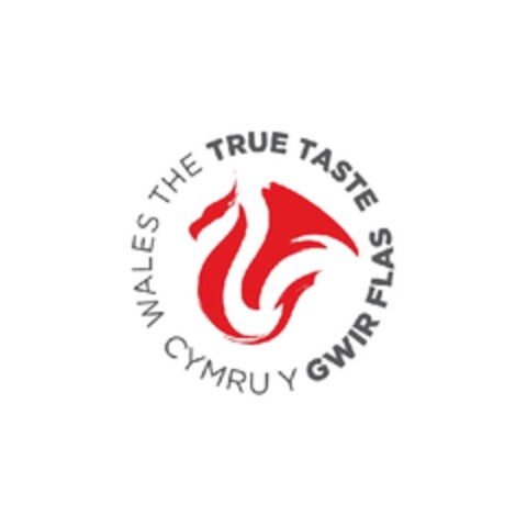 Cymru Y Gwir Flas, Wales The True Taste Logo (EUIPO, 05/07/2010)