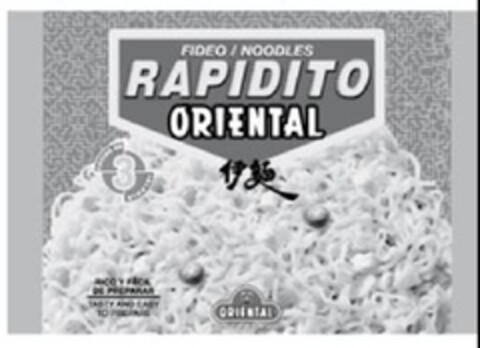 FIDEO/NOODLES
RAPIDITO ORIENTAL Logo (EUIPO, 26.05.2011)