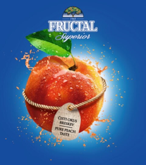 FRUCTAL Superior čisti okus breskev pure peach taste Logo (EUIPO, 27.09.2016)