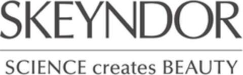 SKEYNDOR  SCIENCE CREATES BEAUTY Logo (EUIPO, 07.12.2016)