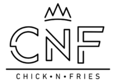 CNF CHICK N FRIES Logo (EUIPO, 20.11.2017)