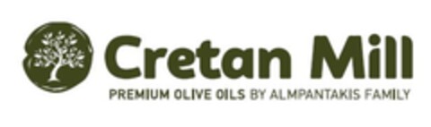 Cretan Mill PREMIUM OLIVE OILS BY ALMPANTAKIS FAMILY Logo (EUIPO, 03/27/2018)