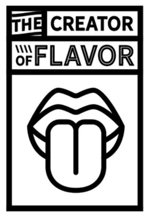 THE CREATOR OF FLAVOR Logo (EUIPO, 09.07.2018)