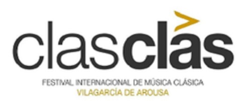 CLASCLAS FESTIVAL INTERNACIONAL DE MÚSICA CLÁSICA VILAGARCÍA DE AROUSA Logo (EUIPO, 30.12.2019)