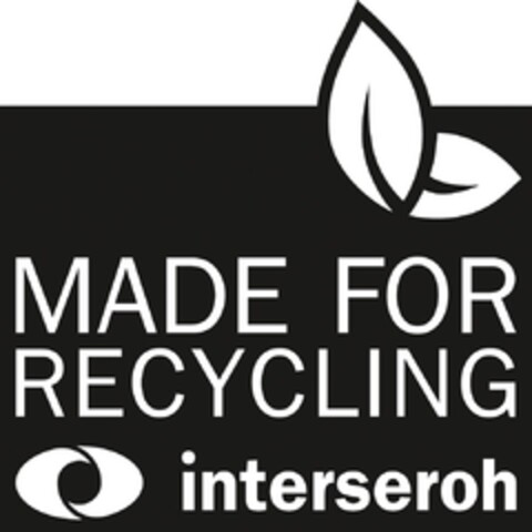 MADE FOR RECYCLING interseroh Logo (EUIPO, 29.11.2019)