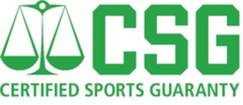 CSG CERTIFIED SPORTS GUARANTY Logo (EUIPO, 30.09.2020)