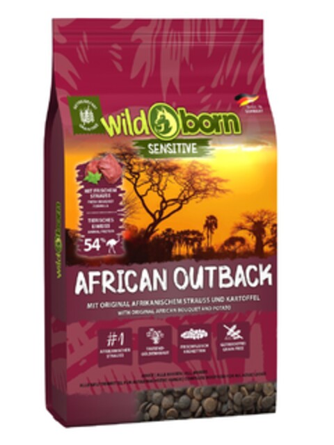 wildborn African Outback Logo (EUIPO, 04.12.2020)