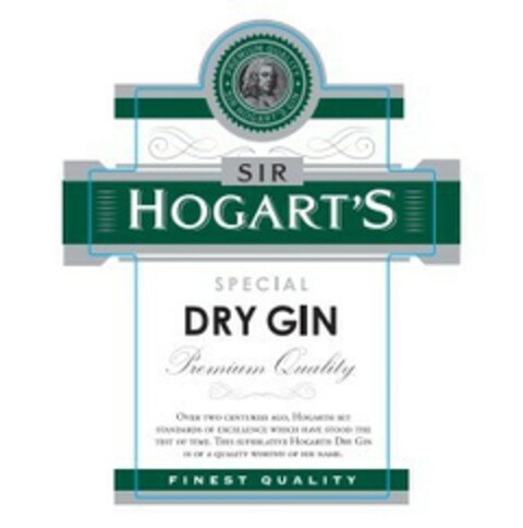 SIR HOGART'S SPECIAL DRY GIN Logo (EUIPO, 20.05.2022)