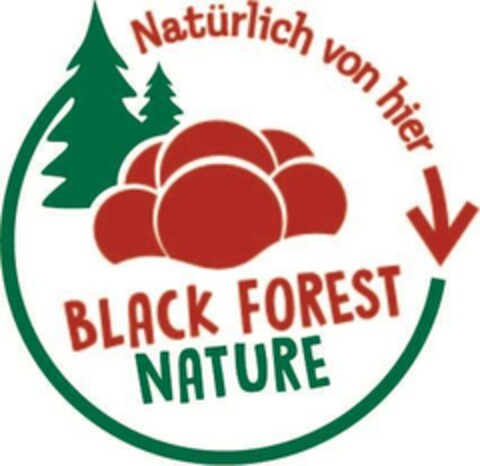 BLACK FOREST NATURE Natürlich von hier Logo (EUIPO, 17.01.2024)