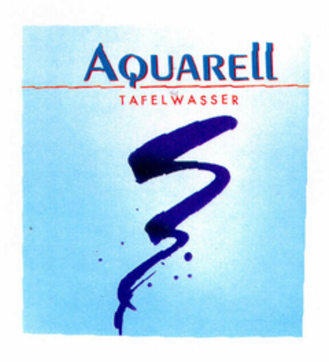 AQUARELL TAFELWASSER Logo (EUIPO, 06.11.1996)