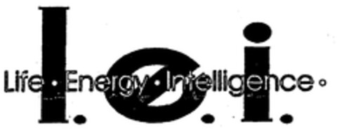 l.e.i. Life Energy Intelligence Logo (EUIPO, 01/22/1999)