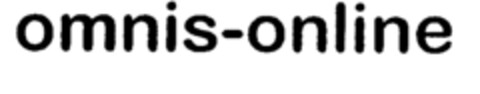 omnis-online Logo (EUIPO, 27.12.1999)