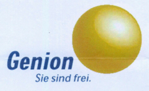 Genion Sie sind frei. Logo (EUIPO, 17.05.2001)