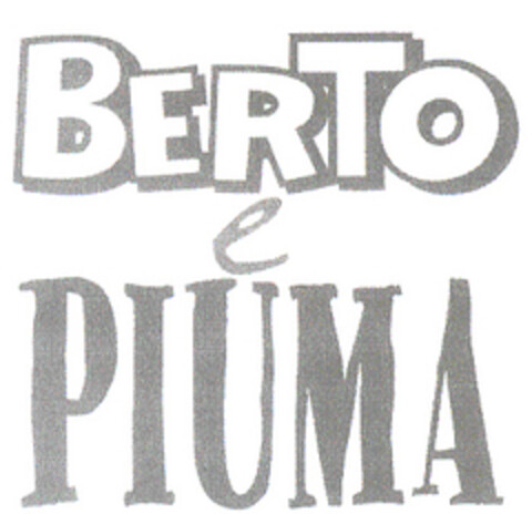 BERTO e PIUMA Logo (EUIPO, 03.11.2006)