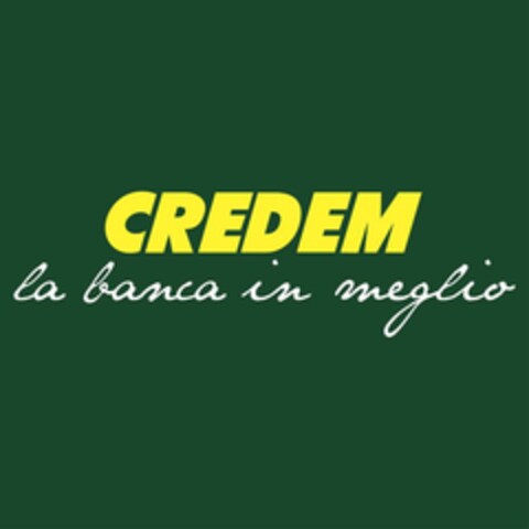 CREDEM la banca in meglio Logo (EUIPO, 05.03.2007)