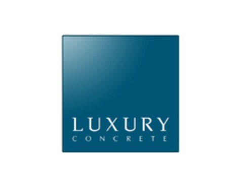 LUXURY CONCRETE Logo (EUIPO, 07/19/2010)