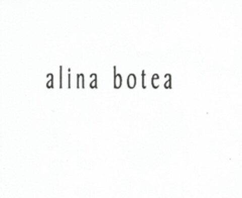 alina botea Logo (EUIPO, 02/18/2013)