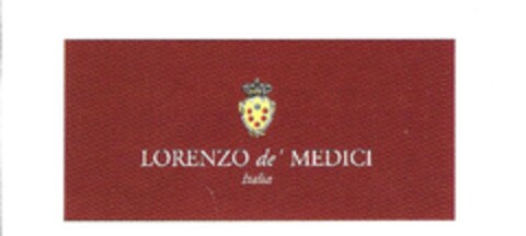 LORENZO de' MEDICI Italia Logo (EUIPO, 03/19/2013)