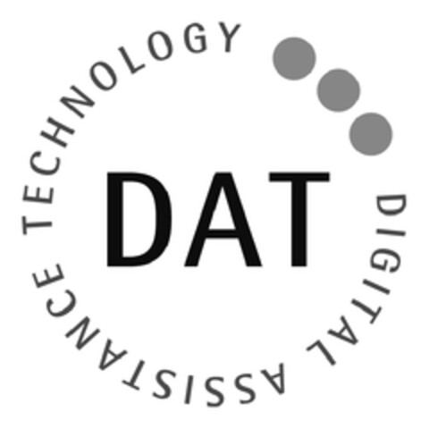 DAT DIGITAL ASSITANCE TECHNOLOGY Logo (EUIPO, 21.08.2013)