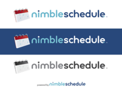 nimbleschedule nimbleschedule nimbleschedule powered by nimbleschedule Logo (EUIPO, 07/22/2014)