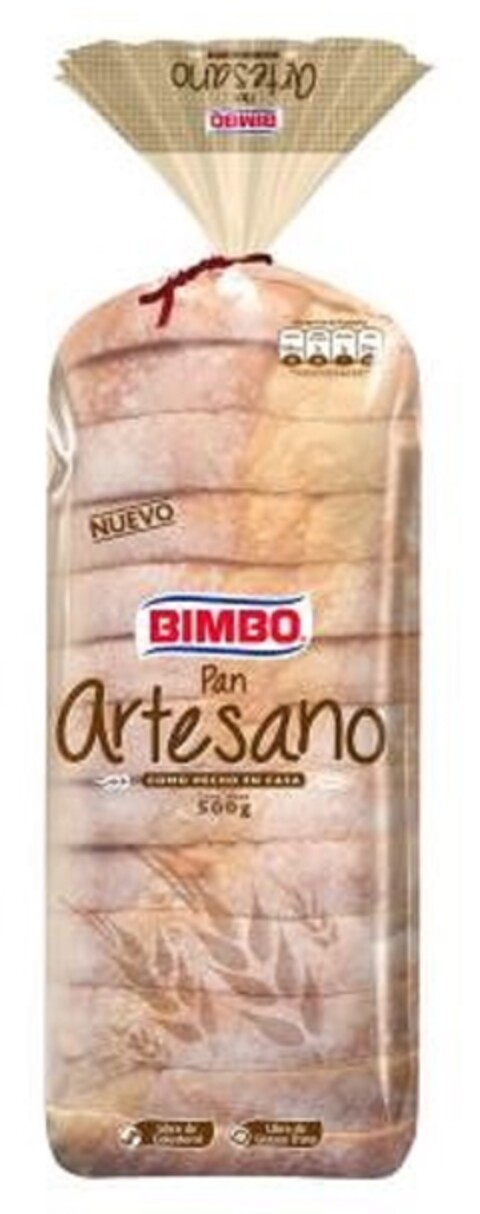 NUEVO BIMBO PAN ARTESANO Logo (EUIPO, 10/29/2015)