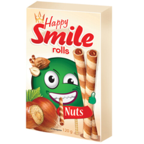 Flis Happy Smile rolls Nuts Logo (EUIPO, 29.08.2016)