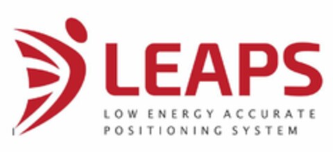 LEAPS LOW ENERGY ACCURATE POSITIONING SYSTEM Logo (EUIPO, 15.11.2016)