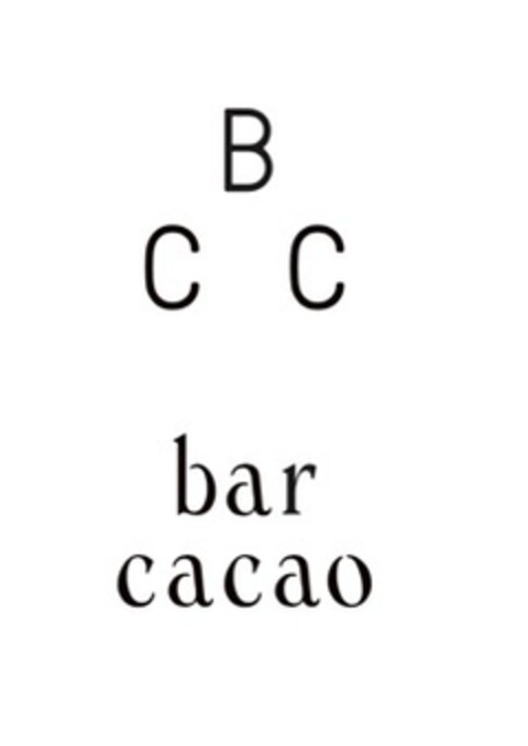 BCC BAR CACAO Logo (EUIPO, 26.10.2017)